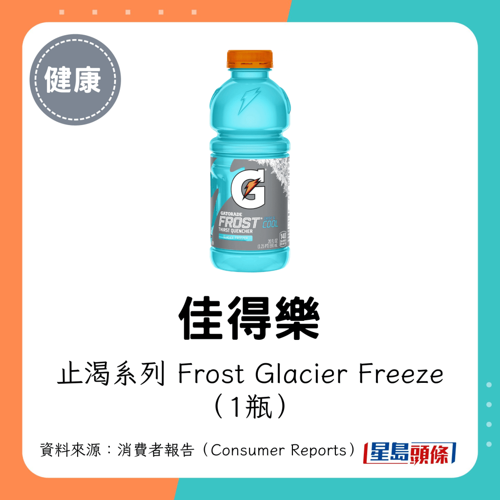 佳得乐 止渴系列 Frost Glacier Freeze（1瓶）
