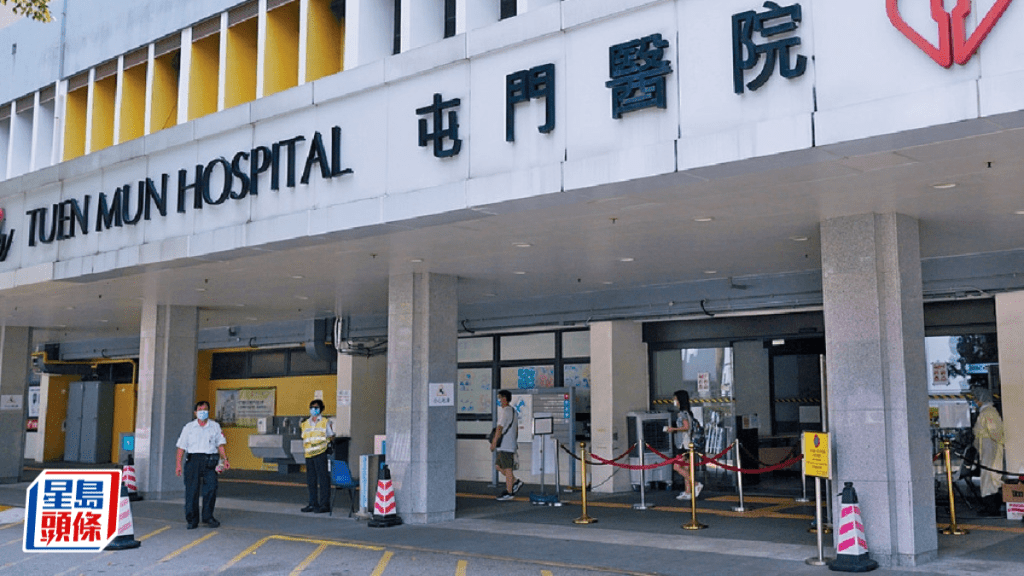 女嬰於屯門醫院接受診治。資料圖片