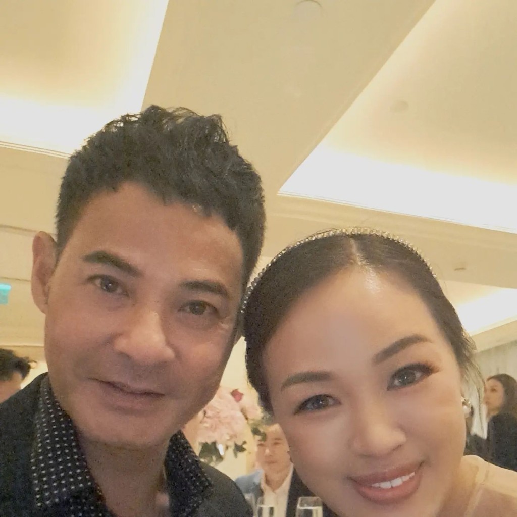 李漫芬出席陈炜和陈国强的婚宴。