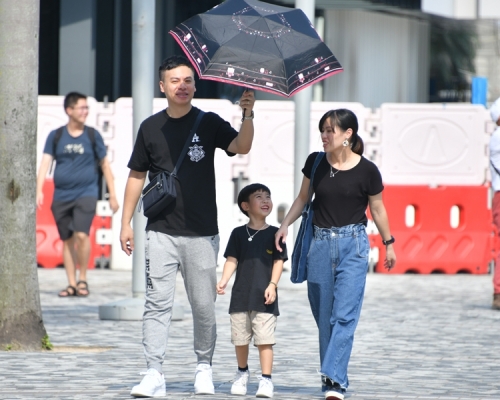 天文台預料本港地區今日天晴。資料圖片