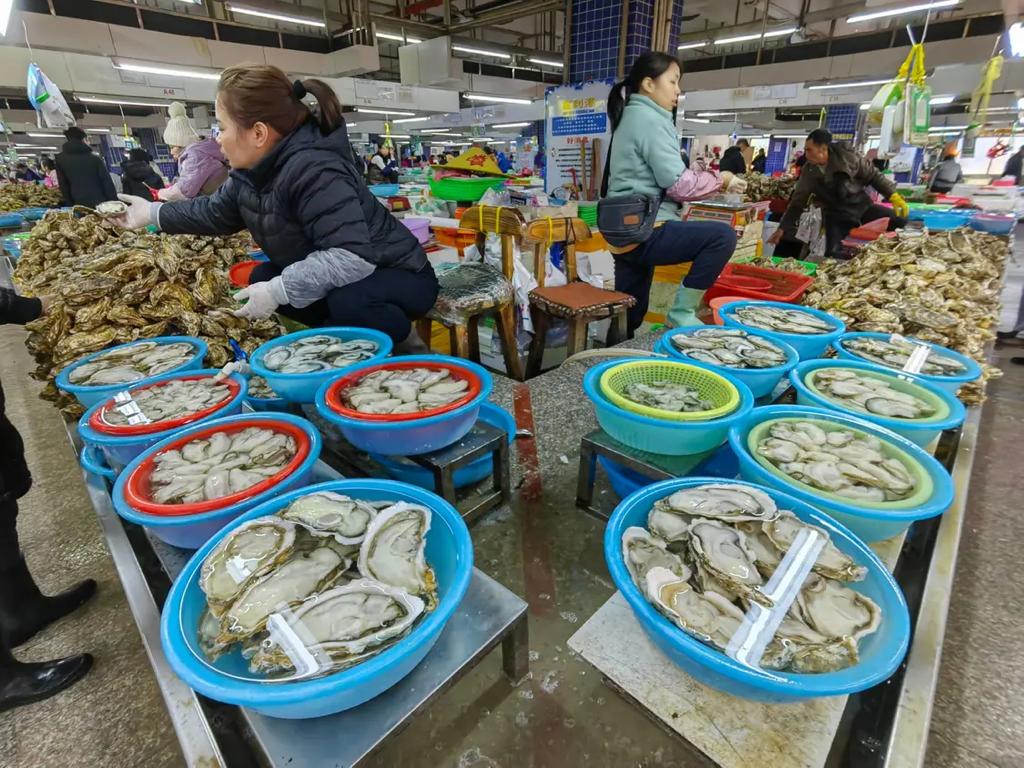 目前珠海最大的海鮮批發市場（圖片來源：Facebook@深圳大灣區國內吃喝玩樂開心分享區）