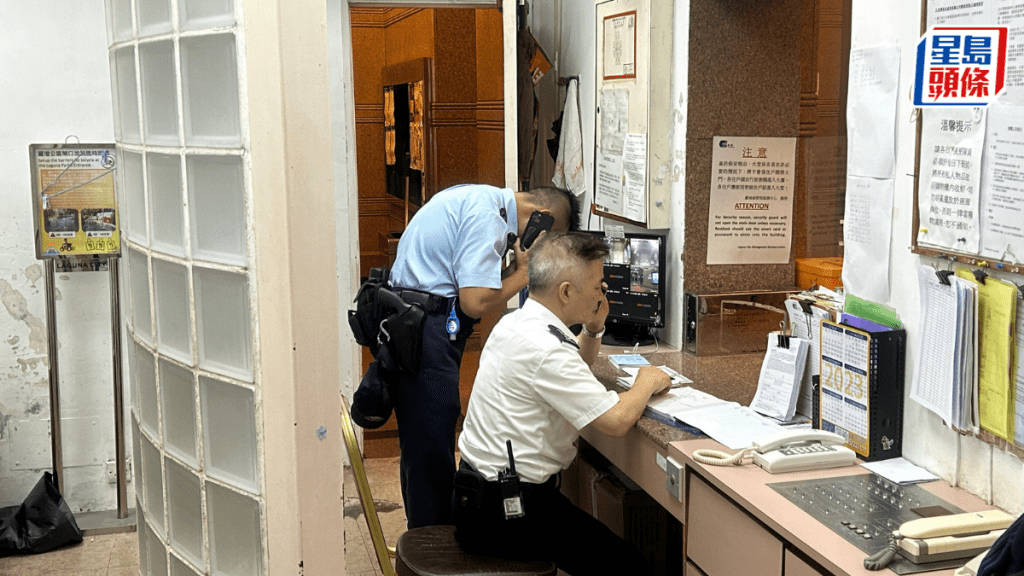 警員到場調查。