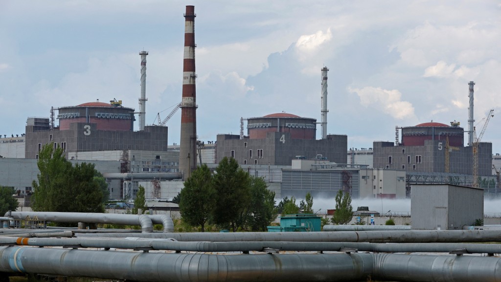 扎波羅熱核電廠和附近另一座核電廠早於今年3月已被俄軍攻佔。REUTERS