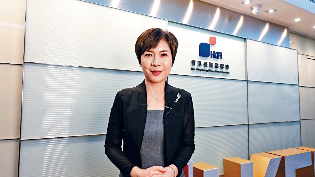 香港保險業聯會行政總監劉佩玲。 香港保險業聯會行政總監劉佩玲。