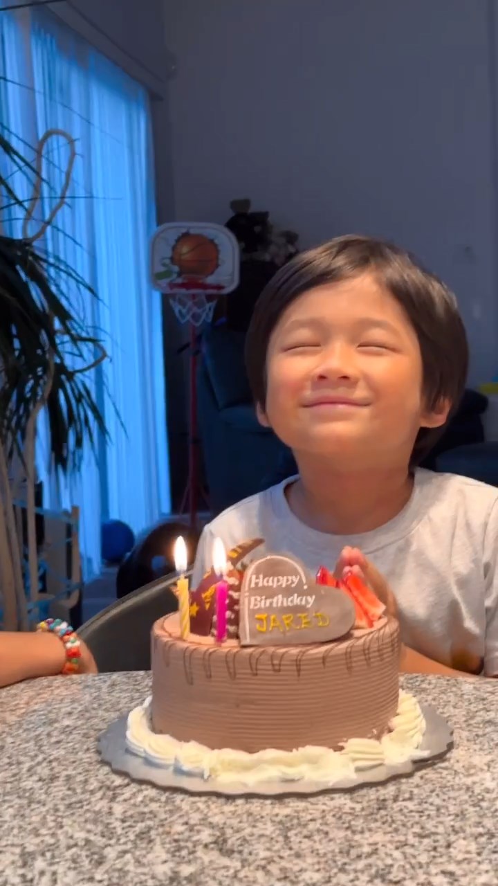 Jared慶祝5歲生日。