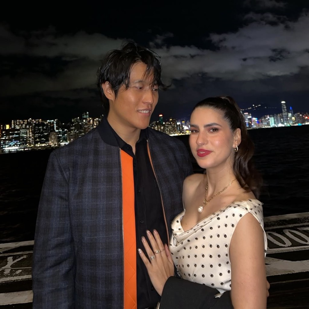 馬在驤去年和新女友Shakila一齊出席活動。 馬在驤去年和新女友Shakila一齊出席活動。