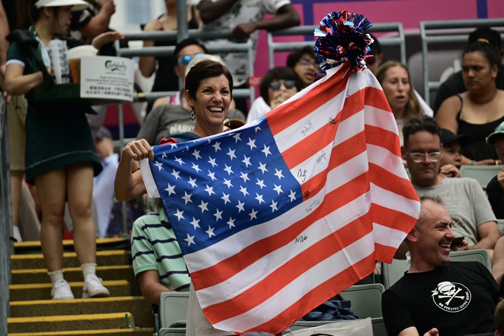   香港国际七人榄球赛周五开锣，女子组日本对美国。 陈极彰摄
