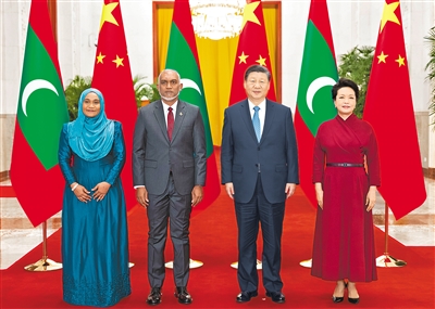 马尔代夫总统穆伊兹年初访华。
