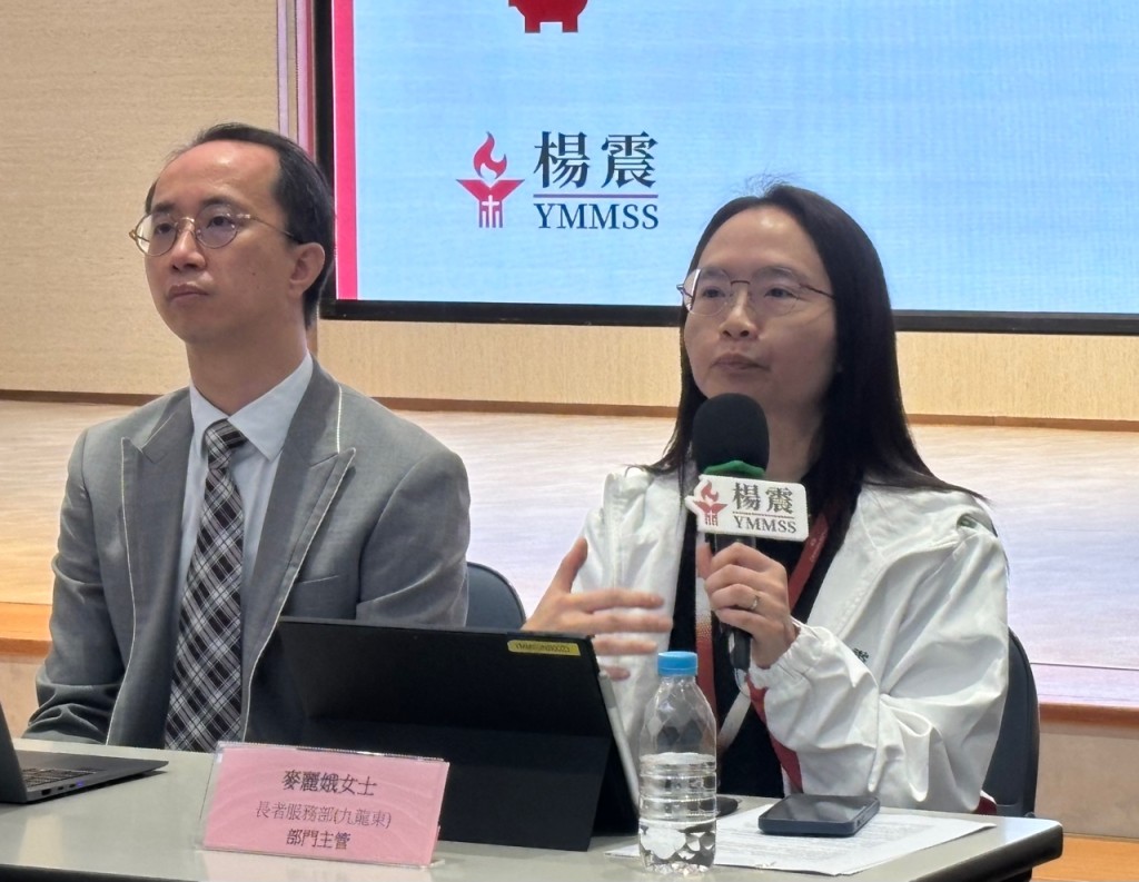 楊震長者服務部(九龍東)部門主管麥麗娥。郭穎彤攝 楊震長者服務部(九龍東)部門主管麥麗娥。郭穎彤攝