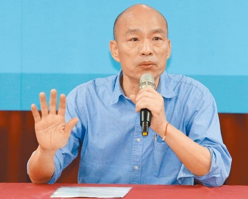 韩国瑜还指控对手阵营操纵民调数字，将这场总统大选形容成「台湾史上最肮脏的选举」。网图