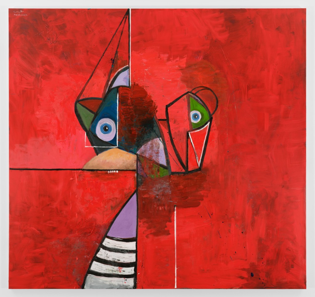 豪瑟沃斯畫廊在《斐列茲藝術博覽會》的展品之一，是George Condo的《CONDO118145》（2022）。