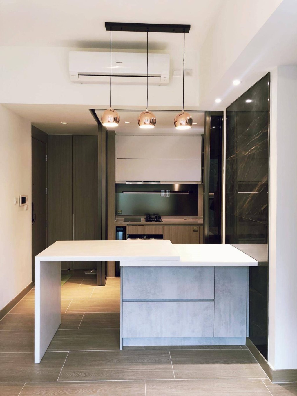 ■開放式廚房備有新凈廚電，方便煮食。