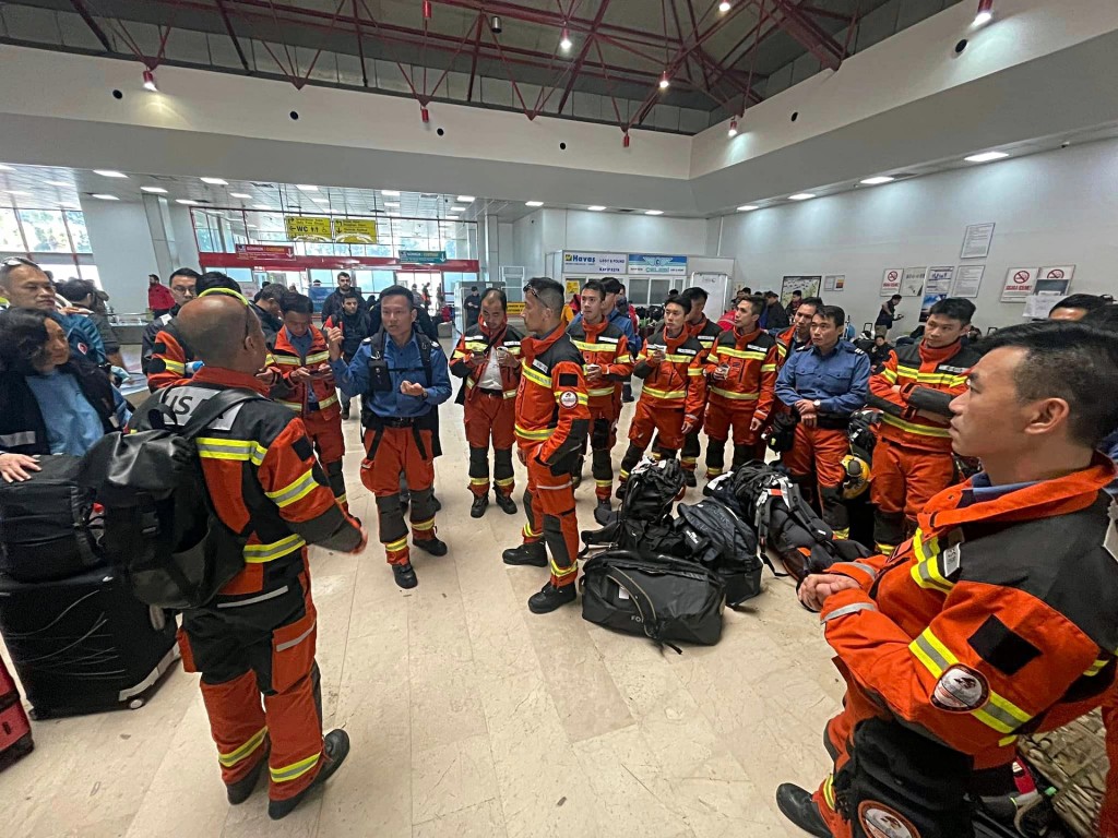 土耳其地震,港付派出搜救隊遠赴當地救援。資料圖片 土耳其地震,港付派出搜救隊遠赴當地救援。資料圖片