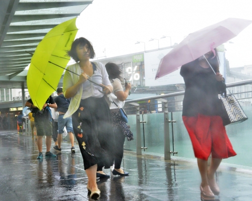 天文台於6月5日早上發出本年首個熱帶氣旋警告信號。資料圖片