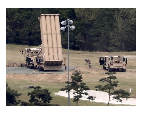美國官員今天表示，美軍已成功測試飛彈攔截系統薩德。AP