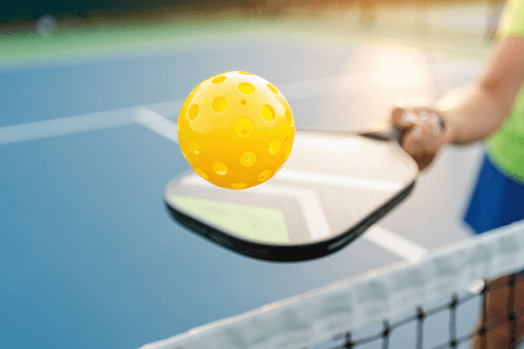 图：Pickleball 匹克球活力登场，现场可即玩即感受新兴运动的魅力。