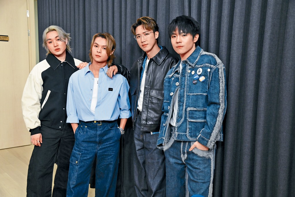 MIRROR「鷹小組」（左起）Jer、Tiger、Stanley及Ian在新節目中暴走全港，見識「香港製造」及「香港第一」。