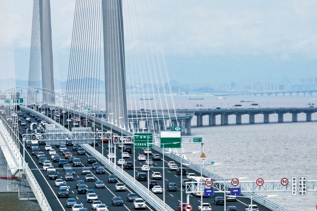 深中通道日均車流量維持在高位。
