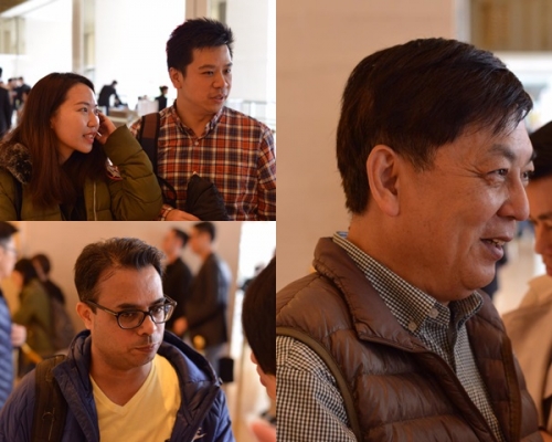 左上:邱氏夫婦、左下: Mr.Sherma、右: 李先生