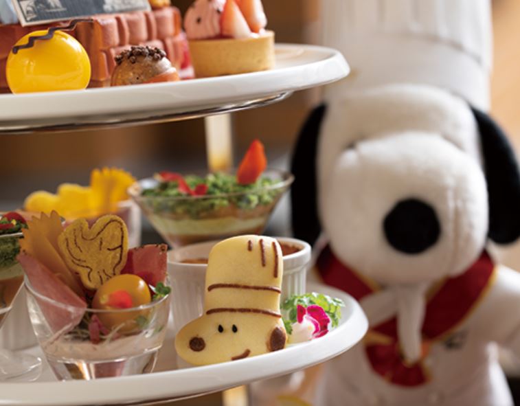 三層高的「PEANUTS Friends' Afternoon Tea」，共有11款美食。