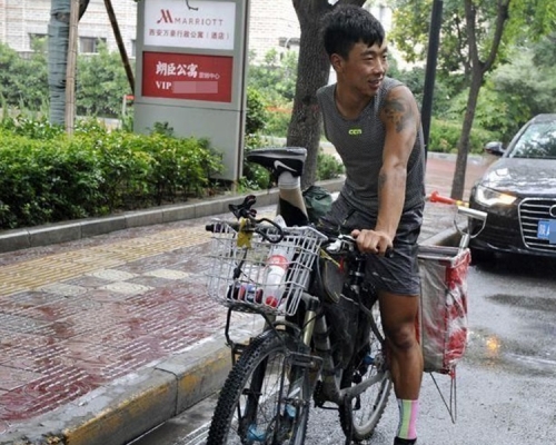 郭少宇說在單車上找到了自信。