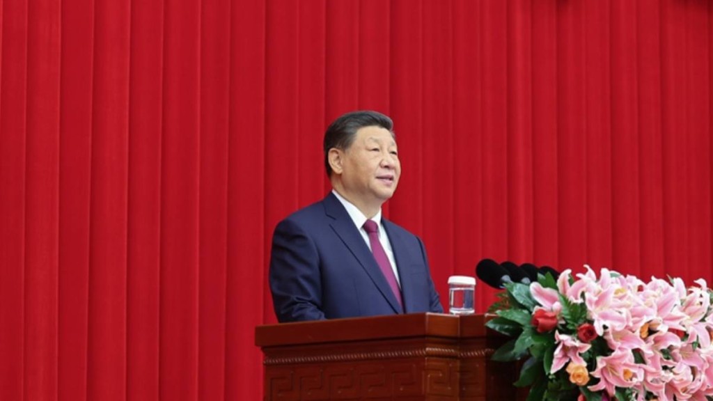 习近平在新年茶话会中强调要为「十五五」实现良好开局。新华社资料图片