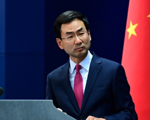 外交部發言人耿爽。網上圖片