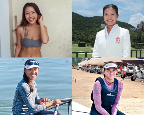 左上起:朱嘉望、陳芷澄;左下起:洪詠甄、洛雅怡。