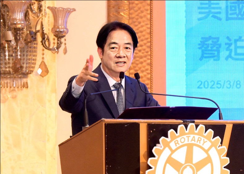 賴清德在「團結十講」中,討好獨派,下達全黨動員令。自由時報 賴清德在「團結十講」中,討好獨派,下達全黨動員令。自由時報