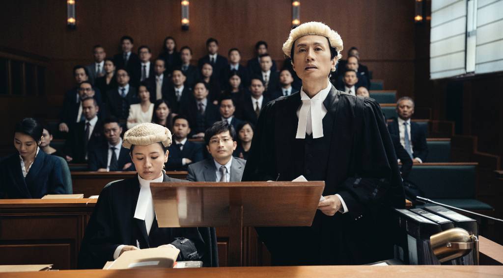 港產電影《毒舌大狀》於前粉嶺裁判法院取景。（圖片來源：《毒舌大狀》）