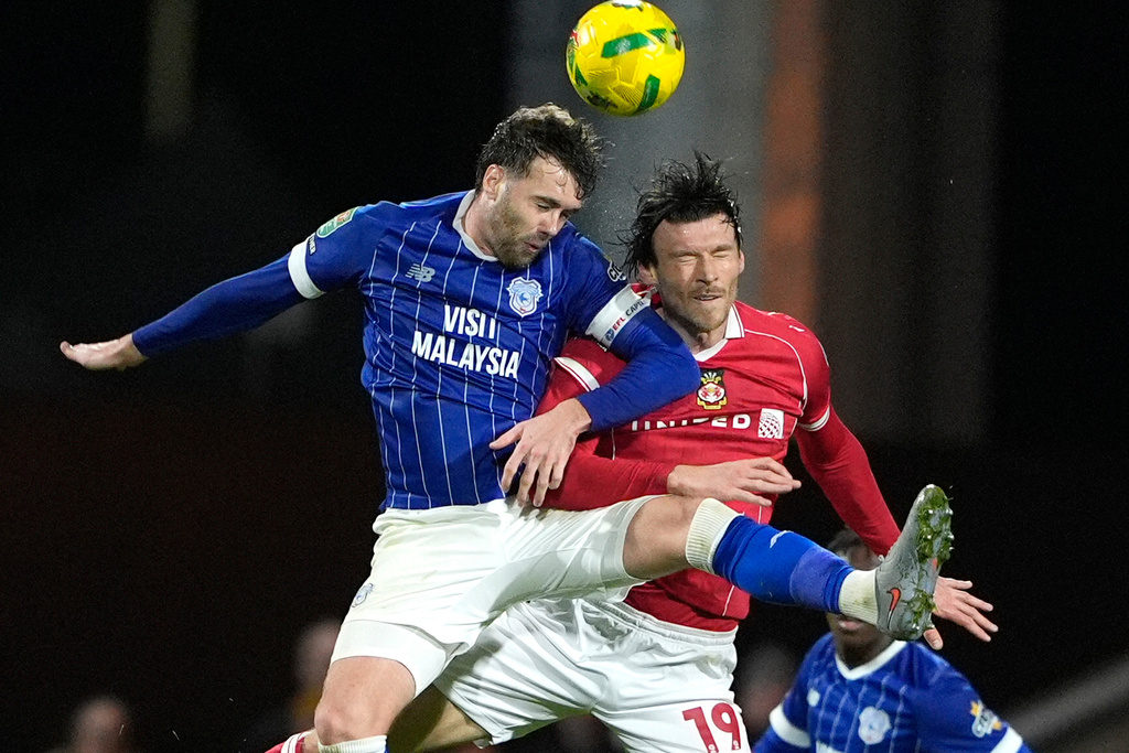 卡迪夫城作客2:1域斯咸。美聯社 卡迪夫城作客2:1域斯咸。美聯社