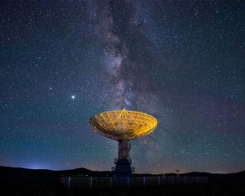 中國天眼（FAST）自今年初，累計發現超過240顆脈衝星。資料圖片

