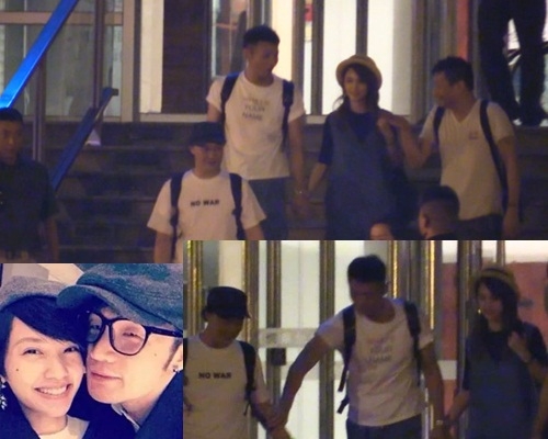李榮浩一手拖女友一手照顧好友，被讚暖男。