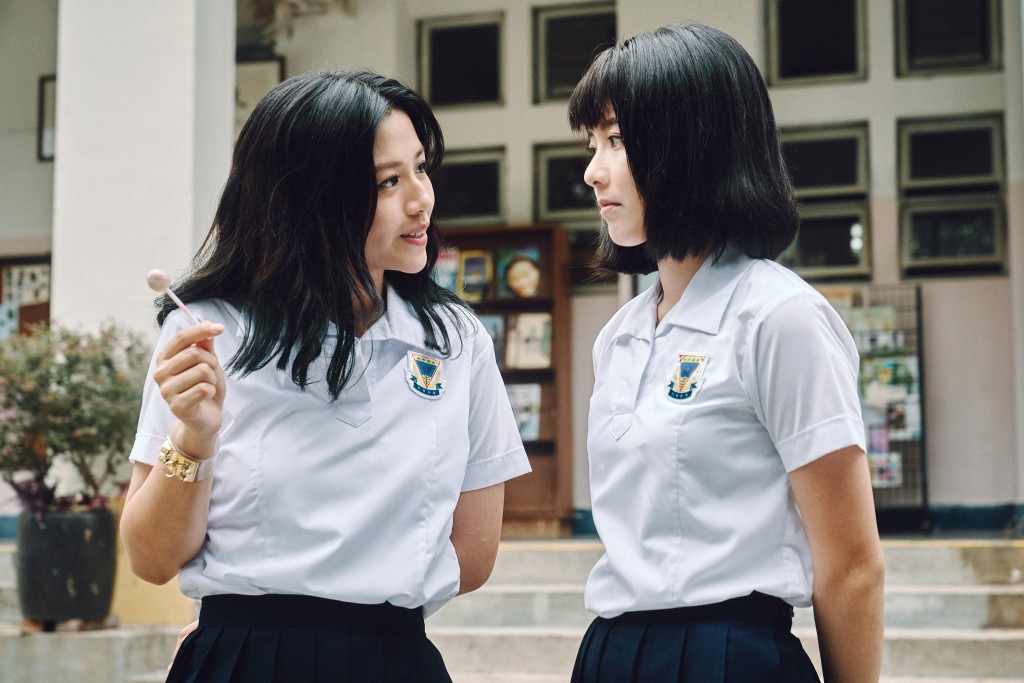 杨偲泳在2023年上映的《我们的十八岁》，再度演学生。