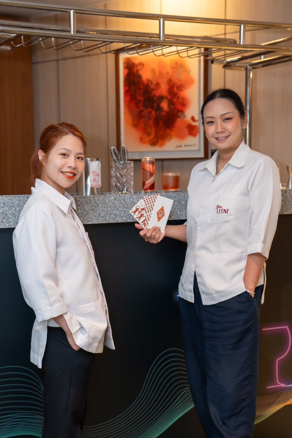曾榮登《世界50最佳酒吧》冠軍、來自香港的Bar Leone 於活動上呈獻招牌無酒精特調。 曾榮登《世界50最佳酒吧》冠軍、來自香港的Bar Leone 於活動上呈獻招牌無酒精特調。