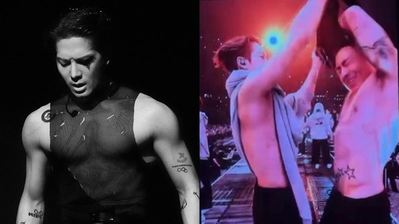 王嘉爾澳門巡唱夾硬剝老友背心  Tyson Yoshi爆粗叫尷尬  Jackson：咁X大對波怕乜？