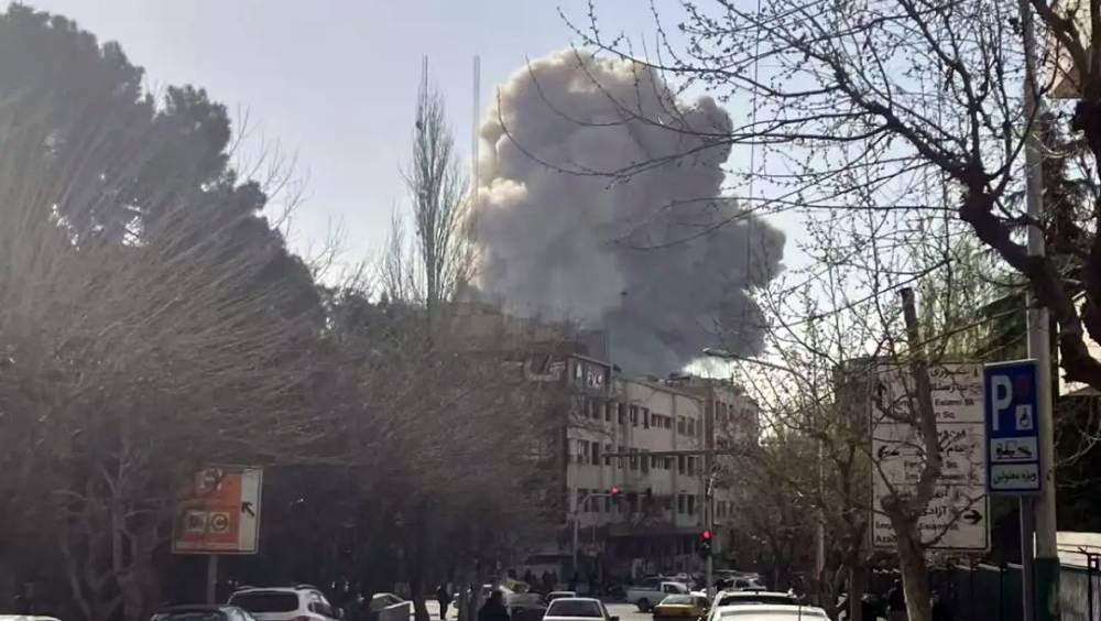 28日上午，伊朗德黑蘭市中心地區發生爆炸。（拍攝者：小高）環球網轉發