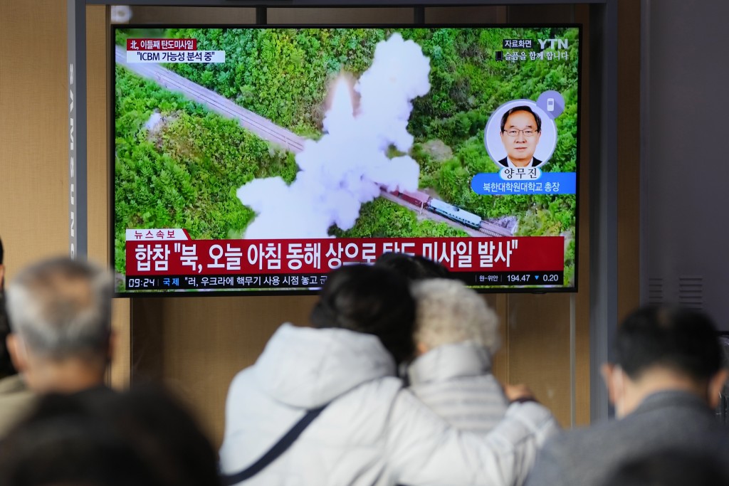 北韓連日宣示武力，是針對韓美舉行「警戒風暴」例行聯合空中演習。AP