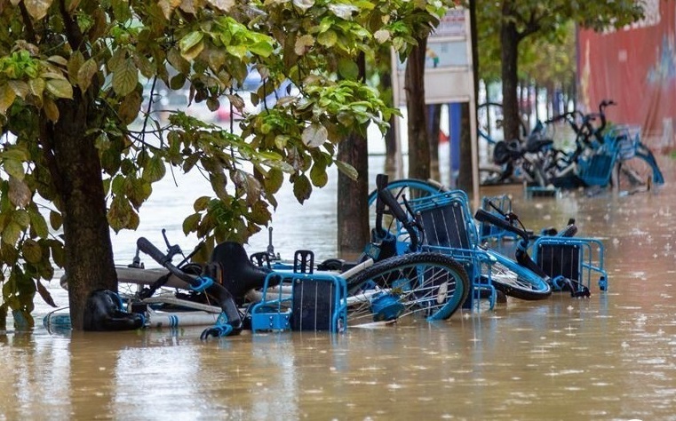 廣西暴雨成災。網上圖片