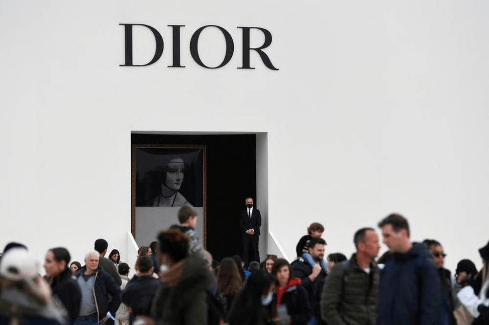 LVMH是世界上最大的企業集團之一，旗下品牌包括迪奧（Dior）。路透資料圖