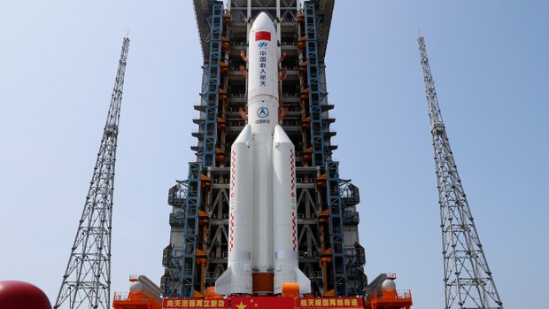 中國長征5號火箭。