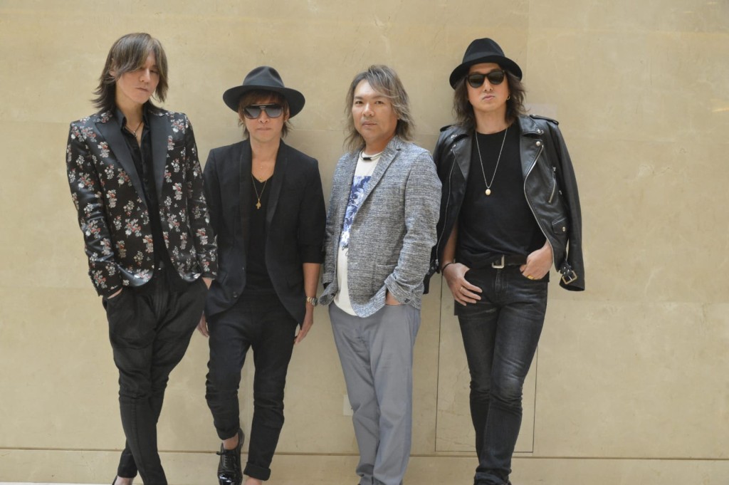左起：SUGIZO、INORAN 、真矢、J。