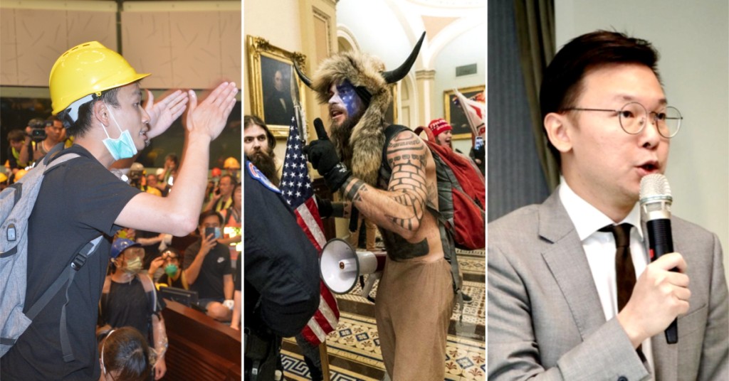 (左起)梁继平、钱斯利和林飞帆的命运迥异。资料图片