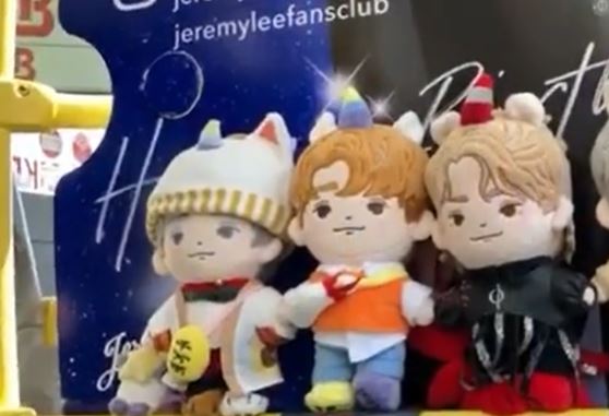 還有Jeremy不同造型的Q版公仔。