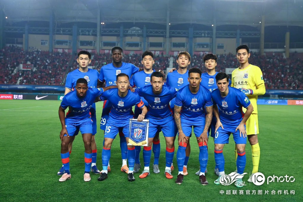 上海申花周日以3:0擊敗河南。上海申花微博圖