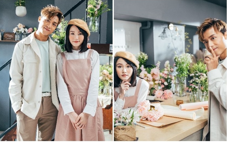 AK和Yanny近日合作拍護膚品廣告。