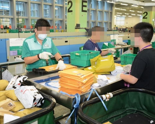 灣仔一名郵差確診。資料圖片