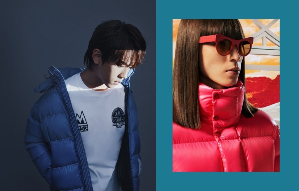 姜涛穿上系列中以科技感十足的反光面料制成的Edogawa羽绒，而系列亦用上粉红色及绿色鲜艳浓郁色彩带来混搭风格，展现日本都市独特气息。