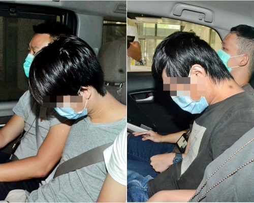海關拘捕兩名男子,明日提堂。