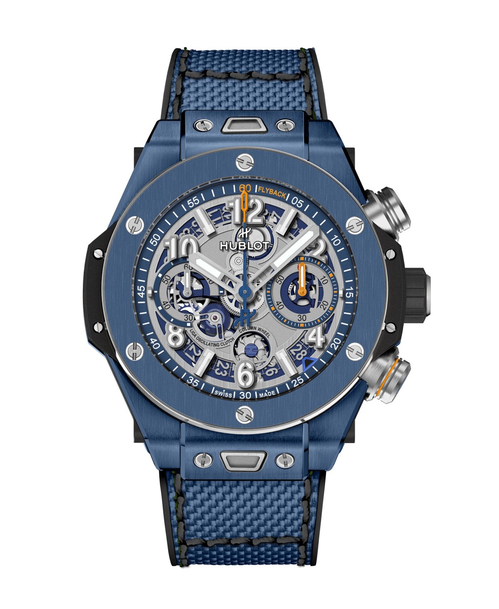 Hublot Big Bang Reloaded Blue Ceramic，錶殼：44mm 藍色陶瓷 / 機芯：HUB1280 UNICO自動 / 售價：$177,800。